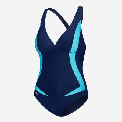 Купальник злитий жіночий Aqua Speed 351-04 46 (3XL) Темно-синій (5908217655509) - 1 - Robinzon.ua