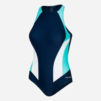 Купальник слитный женский Aqua Speed 344-42 36 (S) Темно-синий (5908217664020) - 2 - Robinzon.ua