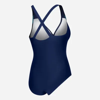 Купальник слитный женский Aqua Speed 351-04 38 (M) Темно-синий (5908217655387) - 2 - Robinzon.ua