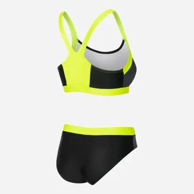 Купальник раздельный женский Aqua Speed Naomi 460-138 40 (L) Черный/Серый/Флуоресцентный желтый - 1 - Robinzon.ua