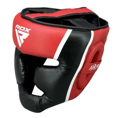 Боксерський шолом RDX AURA PLUS T-17 Red/Black XL (капа у комплекті) - 1 - Robinzon.ua