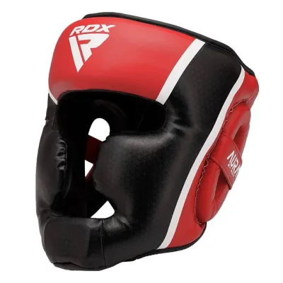 Боксерський шолом RDX AURA PLUS T-17 Red/Black XL (капа у комплекті) - 3 - Robinzon.ua