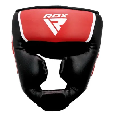 Боксерський шолом RDX AURA PLUS T-17 Red/Black XL (капа у комплекті) - 4 - Robinzon.ua