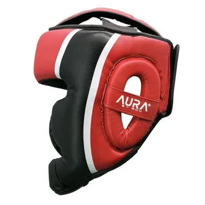 Боксерський шолом RDX AURA PLUS T-17 Red/Black XL (капа у комплекті) - 5 - Robinzon.ua
