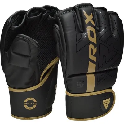 Рукавиці для ММА RDX F6 KARA Matte Golden L (капа у комплекті) - 4 Рукавиці для ММА RDX F6 KARA Matte Golden L (капа у комплекті) - 4 - Robinzon.ua