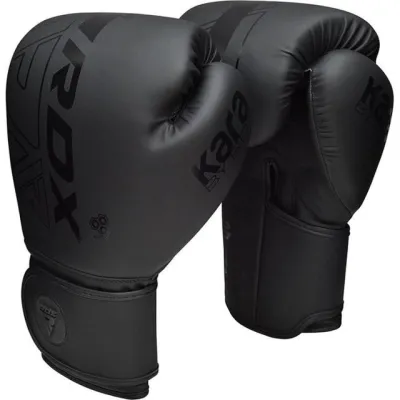 Боксерські рукавиці RDX F6 Kara Matte Black 14 унцій (капа в комплекті) - 2 - Robinzon.ua