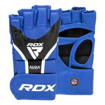 Рукавиці для ММА RDX AURA PLUS T-17 Blue/Black M (капа у комплекті) - 1 Рукавиці для ММА RDX AURA PLUS T-17 Blue/Black M (капа у комплекті) - 1 - Robinzon.ua