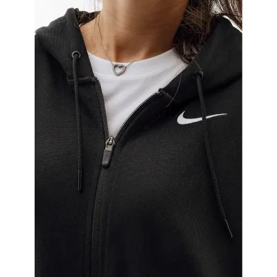 Женская Толстовка Nike W NSW JRSY OS FZ HOODIE Черный L (7dDM6415-010 L) - 4 - Robinzon.ua
