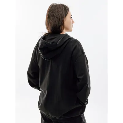 Женская Толстовка Nike W NSW JRSY OS FZ HOODIE Черный L (7dDM6415-010 L) - 6 - Robinzon.ua