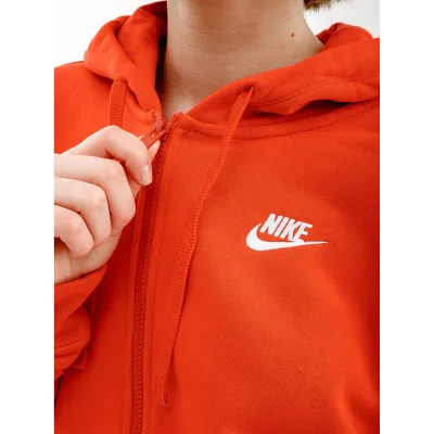 Жіноча Толстовка Nike CLUB HOODIE STD Червоний M (7dDQ5471-657 M) - 2 - Robinzon.ua