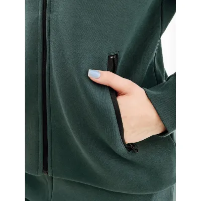 Женская Толстовка Nike NS TCH FLC WR FZ HD Зеленый L (7dFB8338-328 L) - 2 - Robinzon.ua