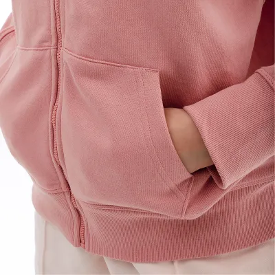 Жіноча Толстовка New Balance Essentials Stacked Logo FZ Рожевий M (7dWJ31530HAO M) - 4 - Robinzon.ua