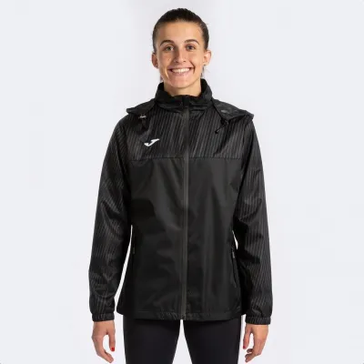 Жіноча вітровка Joma MONTREAL RAINCOAT чорний M 901708.100 M - 2 - Robinzon.ua