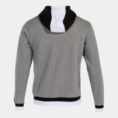 Мужская спортивная кофта Joma CONFORT II ZIP-UP HOODIE MELANGE серый,черный S 101963.281 S - 1 - Robinzon.ua