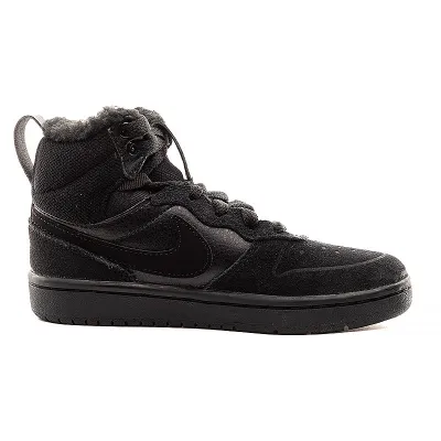 Детские Кроссовки Nike COURT BOROUGH MID 2 BOOT PS Черный 28 (7dCQ4026-001 28) - 2 - Robinzon.ua