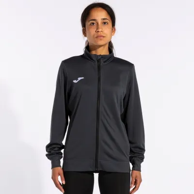 Жіноча спортивна кофта Joma WINNER II FULL ZIP SWEATSHIRT темно-серый S 901679.151 S - 2 - Robinzon.ua
