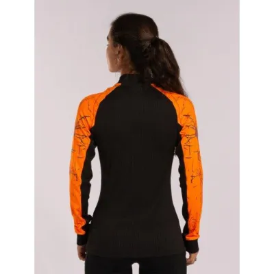 Женская спортивная кофта Joma Elite IX Черный, Оранжевый M (901649.108) - 3 - Robinzon.ua