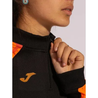 Женская спортивная кофта Joma Elite IX Черный, Оранжевый M (901649.108) - 5 - Robinzon.ua