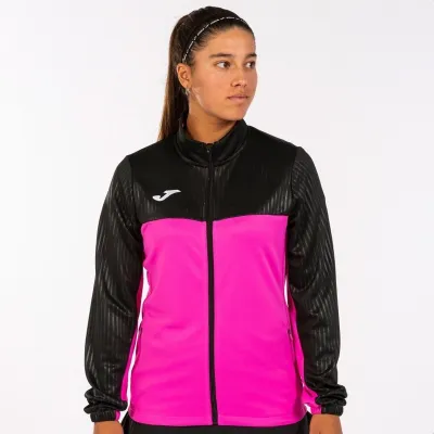 Жіноча спортивна кофта Joma MONTREAL FULL ZIP SWEATSHIRT рожевий,чорний XS 901645.030 XS - 2 - Robinzon.ua