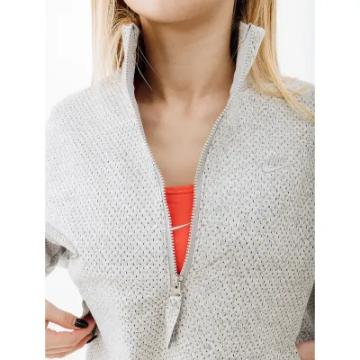 Жіночий Реглан Nike W NSW TP TFADV QZ NKFWD Сірий XS (7dDQ6999-084 XS) - 1 - Robinzon.ua