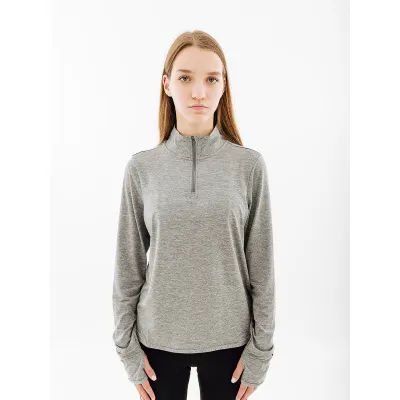 Жіноча Кофта Nike SWIFT TOP Сірий M (7dFB4316-084 M) - 4 - Robinzon.ua