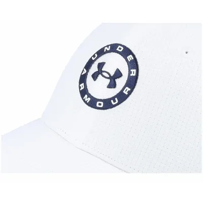 Мужская Кепка UA Jordan Spieth Tour Adj Hat Белый OSFM (1361544-103) - 5 - Robinzon.ua