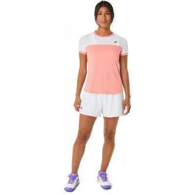 Жіноча Футболка Asics COURT SS TOP Кораловий XS (2042A262-701 XS) - 3 - Robinzon.ua