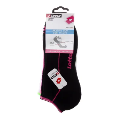 Носки Lotto 3-pack 36-41 black/pink/white 13511014-1 - 1 Носки Lotto 3-pack 36-41 black/pink/white 13511014-1 - 1 - Robinzon.ua