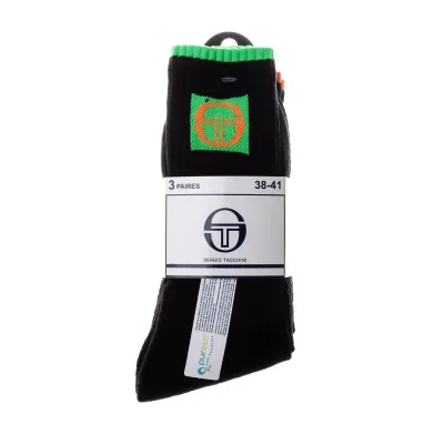 Носки Sergio Tacchini 3-pack 35-37 black 13520106-2 - 1 - Robinzon.ua