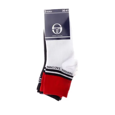 Носки Sergio Tacchini 3-pack 36-41 white/red/black 13898215-2 - 1 Носки Sergio Tacchini 3-pack 36-41 white/red/black 13898215-2 - 1 - Robinzon.ua