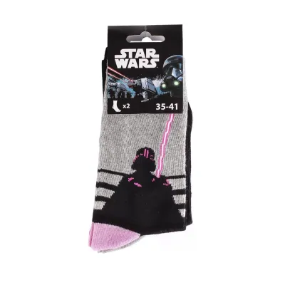 Носки Star Wars Star Wars Star Wars 2P 1-pack 35-41 black 13896920-2 - 1 - Robinzon.ua