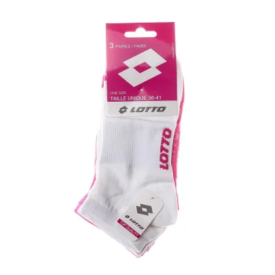 Шкарпетки Lotto 3-pack 36-41 white/gray/pink 19510414-1 - 1 - Robinzon.ua