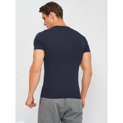 Футболка Kappa T-shirt Mezza Manica Girocollo темно-синій Чол XL K1306 BluNavy XL - 1 - Robinzon.ua