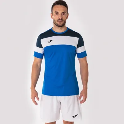 Футболка Joma CREW IV T-SHIRT ROYAL-DARK NAVY S/S голубой XS 101534.703 XS - 1 - Robinzon.ua