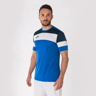 Футболка Joma CREW IV T-SHIRT ROYAL-DARK NAVY S/S голубой XS 101534.703 XS - 2 - Robinzon.ua