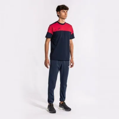 Мужская футболка Joma CREW V Темно-синий Красный S (103296.336) - 4 - Robinzon.ua