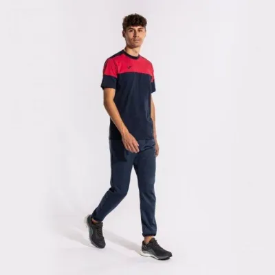 Мужская футболка Joma CREW V Темно-синий Красный S (103296.336) - 5 - Robinzon.ua