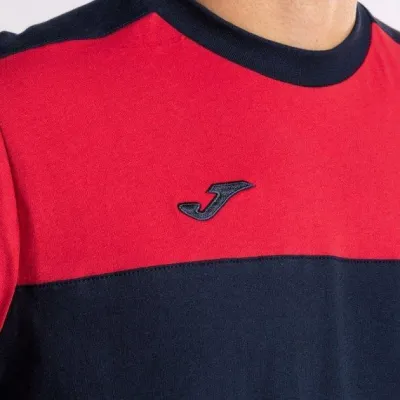 Мужская футболка Joma CREW V Темно-синий Красный S (103296.336) - 6 - Robinzon.ua