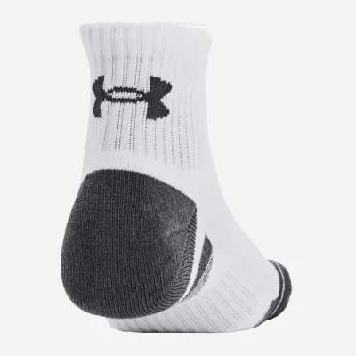 Шкарпетки UA Performance Cotton 3p Qtr Білий Уні M (1379528-100 M) - 3 - Robinzon.ua