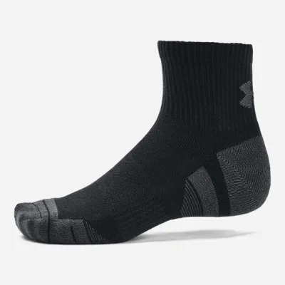 Шкарпетки UA Performance Tech 3pk Qtr Чорний Уні XL (1379510-001 XL) - 1 - Robinzon.ua