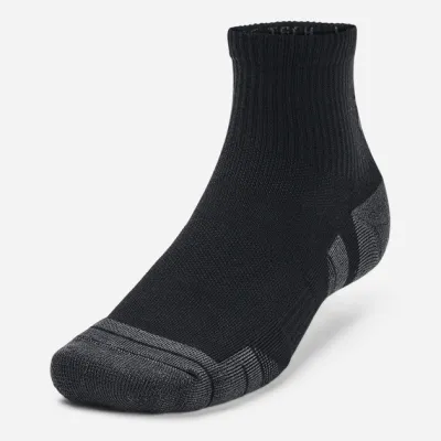 Шкарпетки UA Performance Tech 3pk Qtr Чорний Уні XL (1379510-001 XL) - 2 - Robinzon.ua