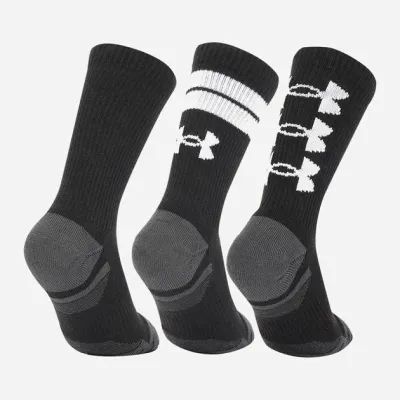 Шкарпетки UA Perf Tech Nov 3pk Crew Чорний Уні XL (1379515-002 XL) - 1 - Robinzon.ua
