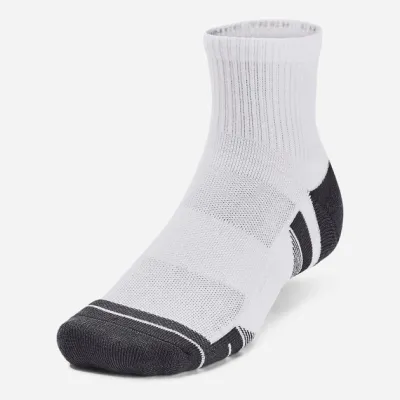 Шкарпетки UA Performance Tech 3pk Qtr Білий Уні XL (1379510-100 XL) - 2 - Robinzon.ua
