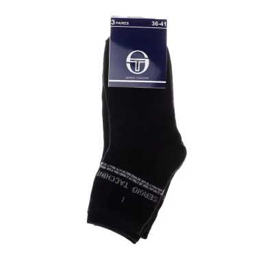 Шкарпетки Sergio Tacchini 3-pack 36-41 black 13513006-1 - 1 Шкарпетки Sergio Tacchini 3-pack 36-41 black 13513006-1 - 1 - Robinzon.ua