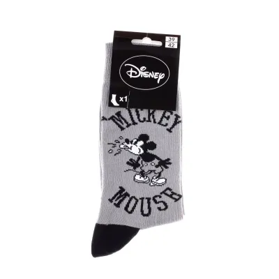 Носки Disney Mickey Mickey Mouse  Character 1-pack 39-42 gray 93154962-3 - 1 - Robinzon.ua