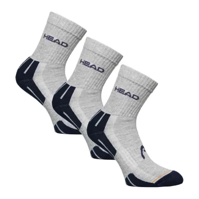 Носки Head Performance Short Crew 3-pack 35-38 gray/blue 741019001-650 - 4 - Robinzon.ua