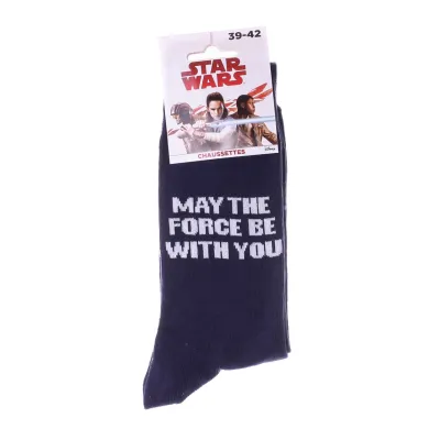 Шкарпетки Star Wars May The Force Be With You 1-pack 39-42 blue 93154262-4 - 1 - Robinzon.ua