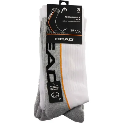 Носки Head Performance Short Crew 3-pack 35-38 white/gray 781010001-062 - 2 - Robinzon.ua
