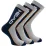 Шкарпетки Head Performance Crew 3-pack 35-38 gray/blue 781011001-870 - 1 - Robinzon.ua