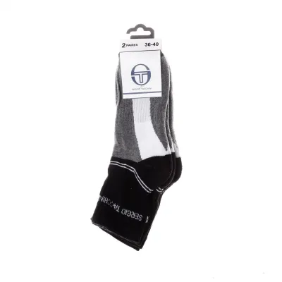 Носки Sergio Tacchini 2-pack 36-40 black/gray/white 13150661-3 - 1 - Robinzon.ua